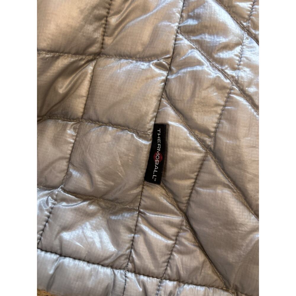 The North Face Thermoball Primaloft Light Puffer Jacket Womens Silver Large - Picture 9 of 16